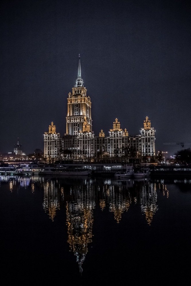 Ukraine Hotel reflection
