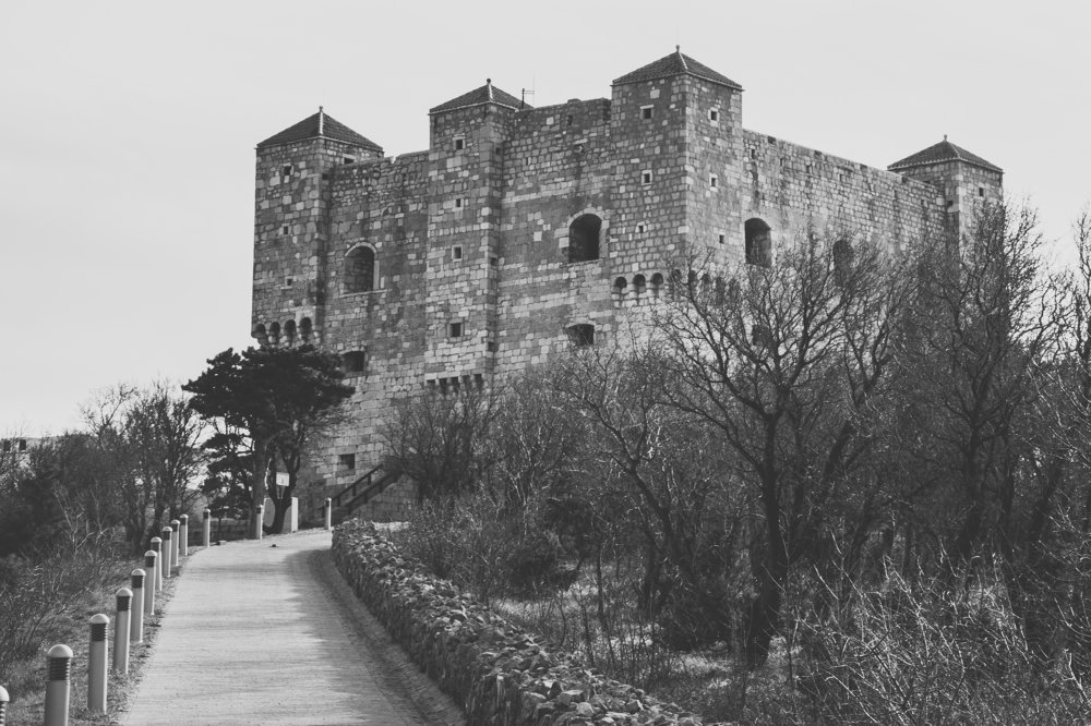 fortress Nehaj Senj B&W