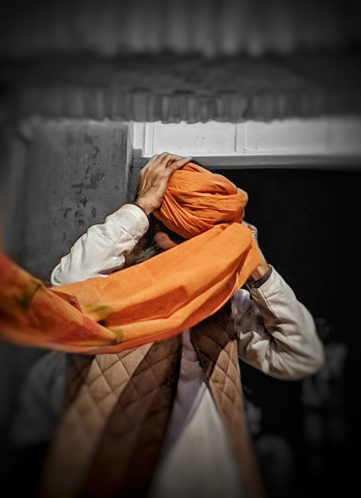 Like a turban, we hold our religions tight with pride .