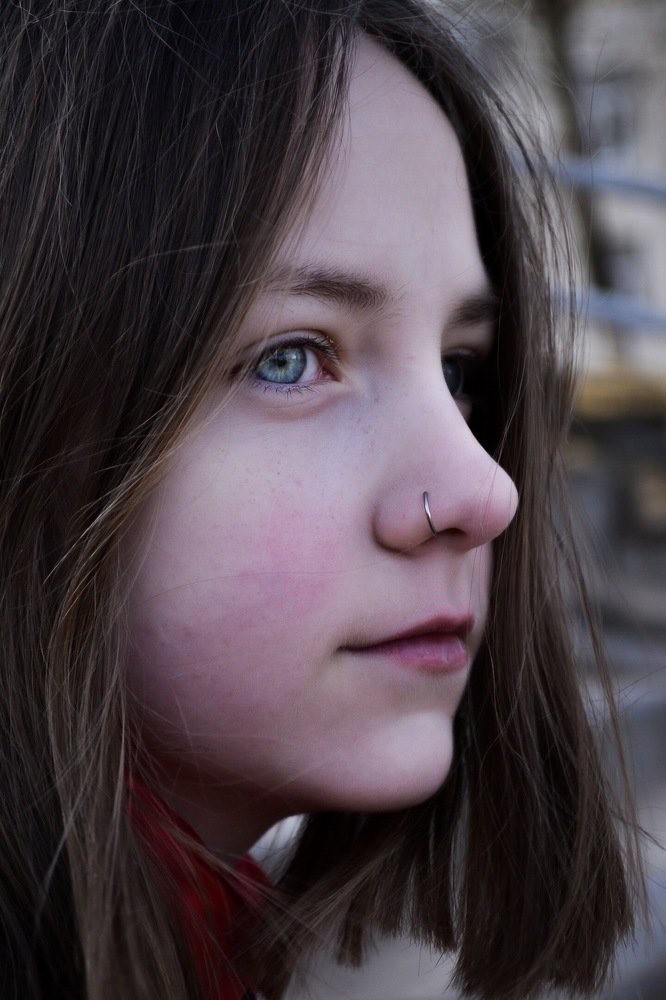 Девушка с северным сиянием в глазах