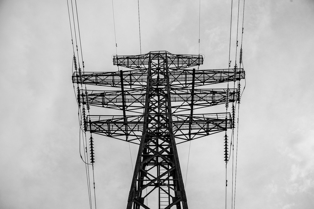 ЛЭП на пляже