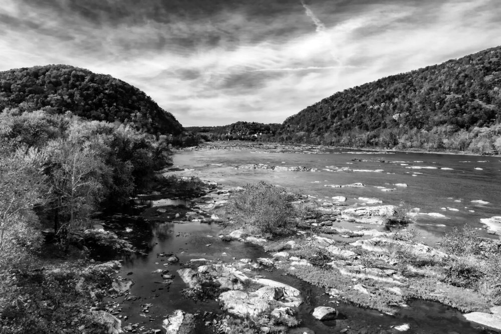 Shenandoah river near the Harpers Ferry
