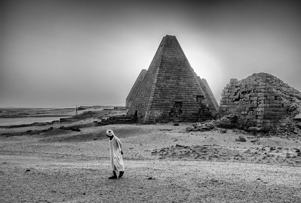 The old man at Karima