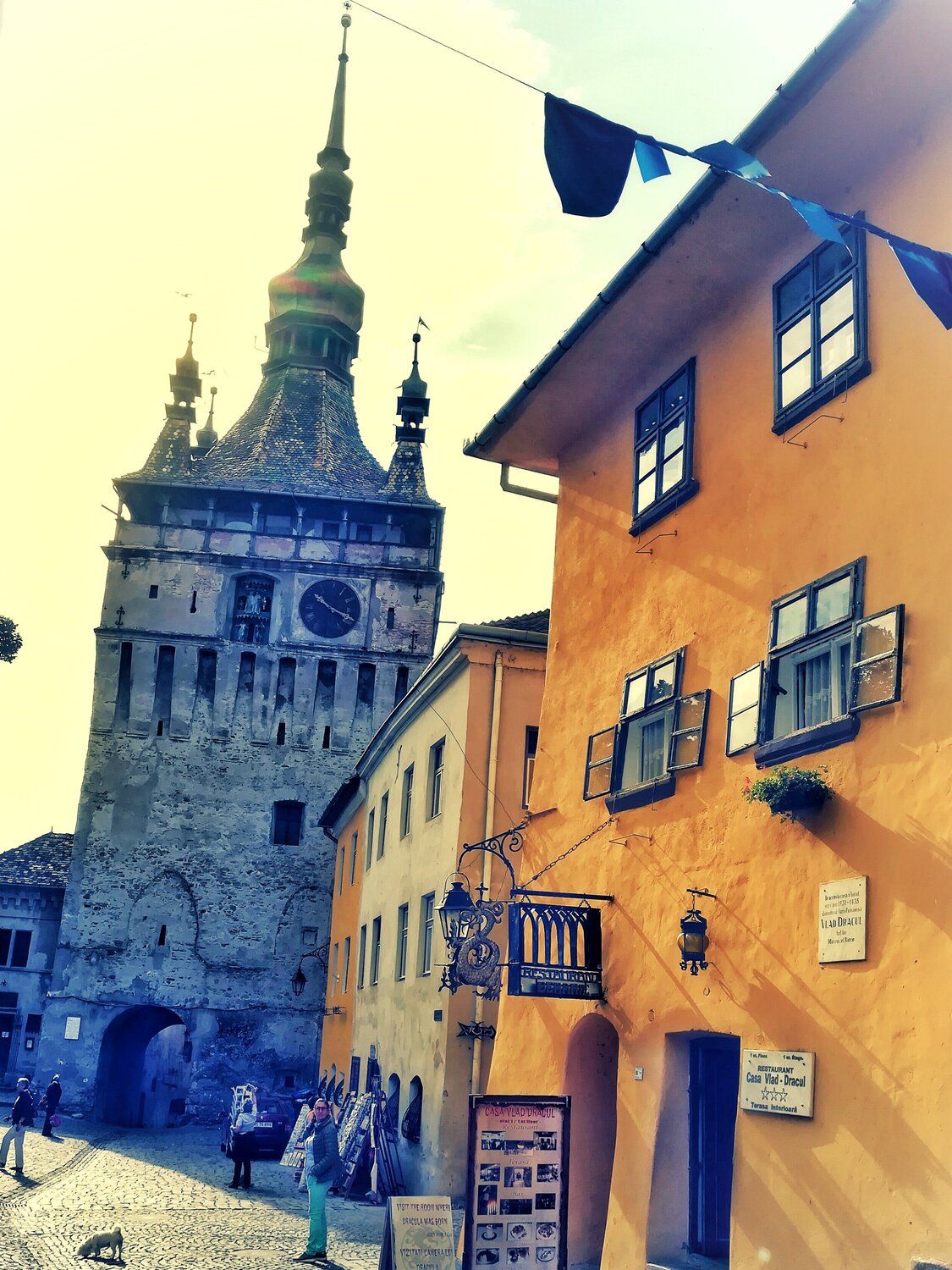 The clock tower of Sighisoara