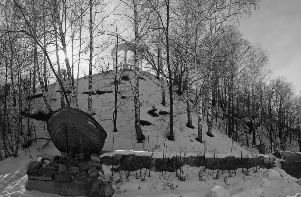 на берегу Волги