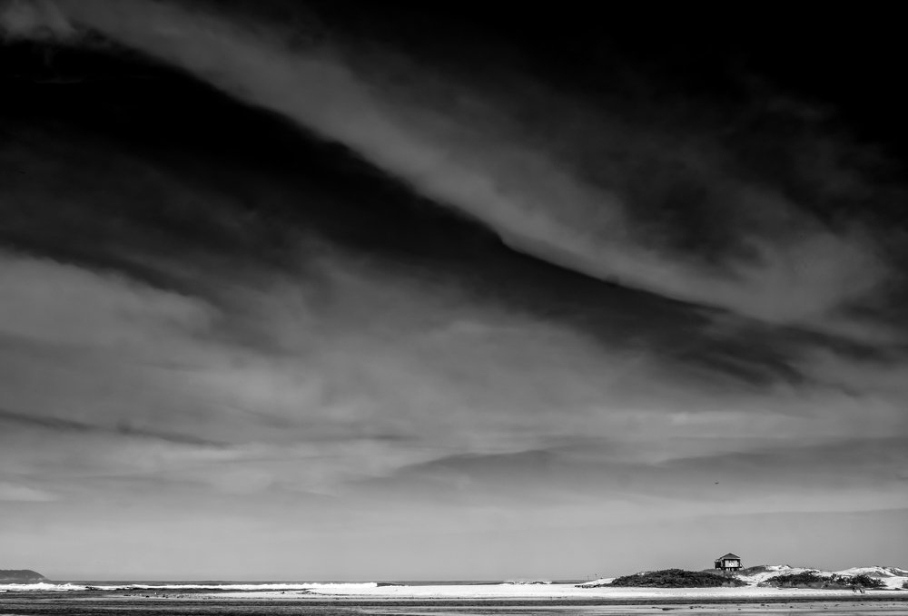 Little house on beach