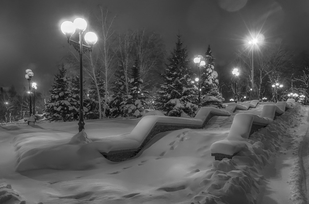 Зимней ночью