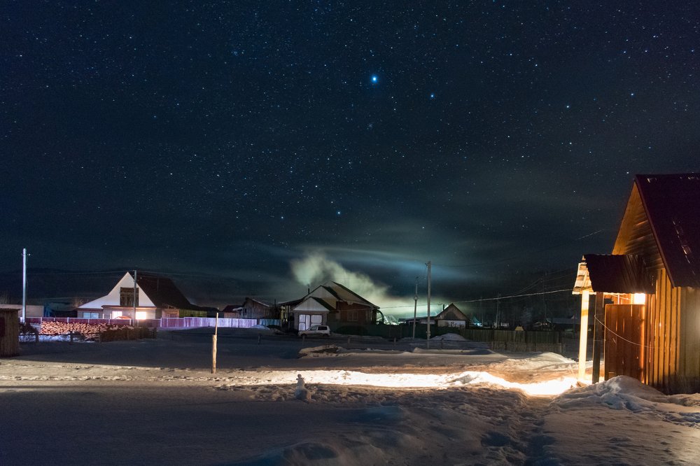 Ночь в деревне