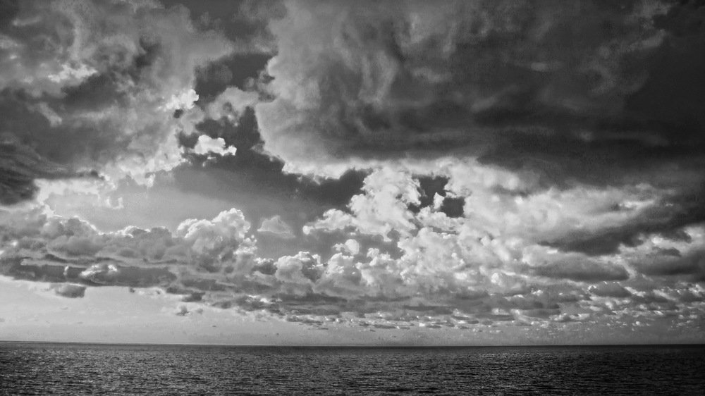 Dramatic clouds dance