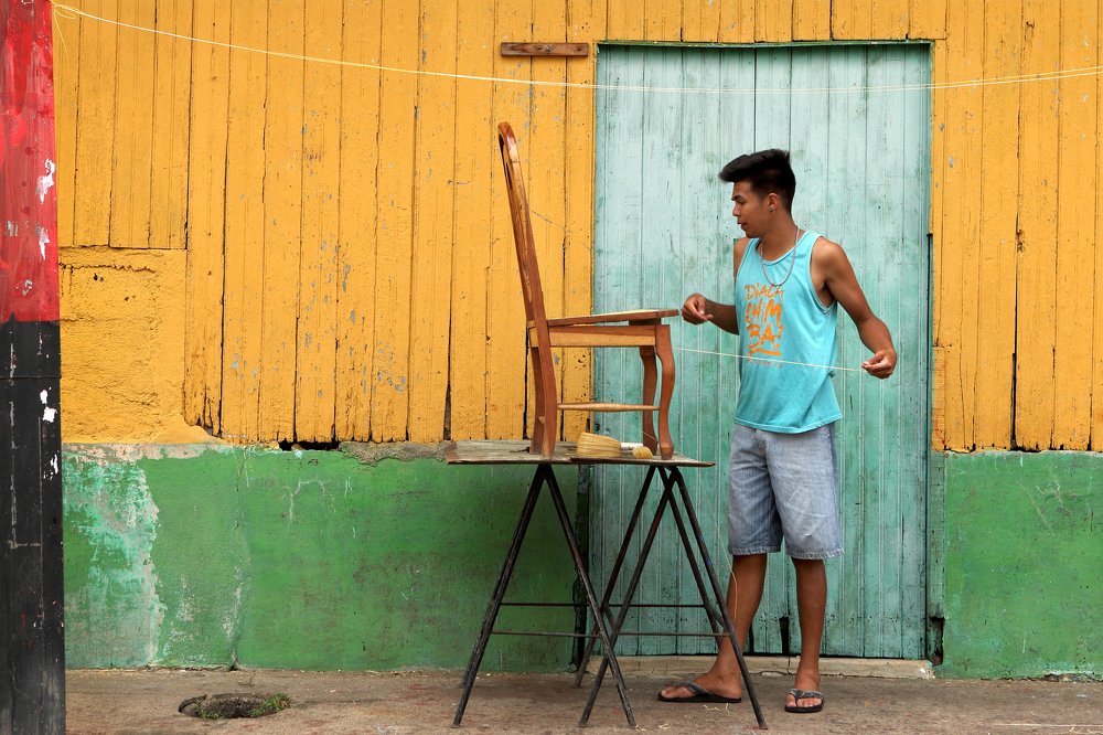 Работа, цвет.