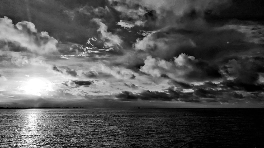 Sunrise in the clouds