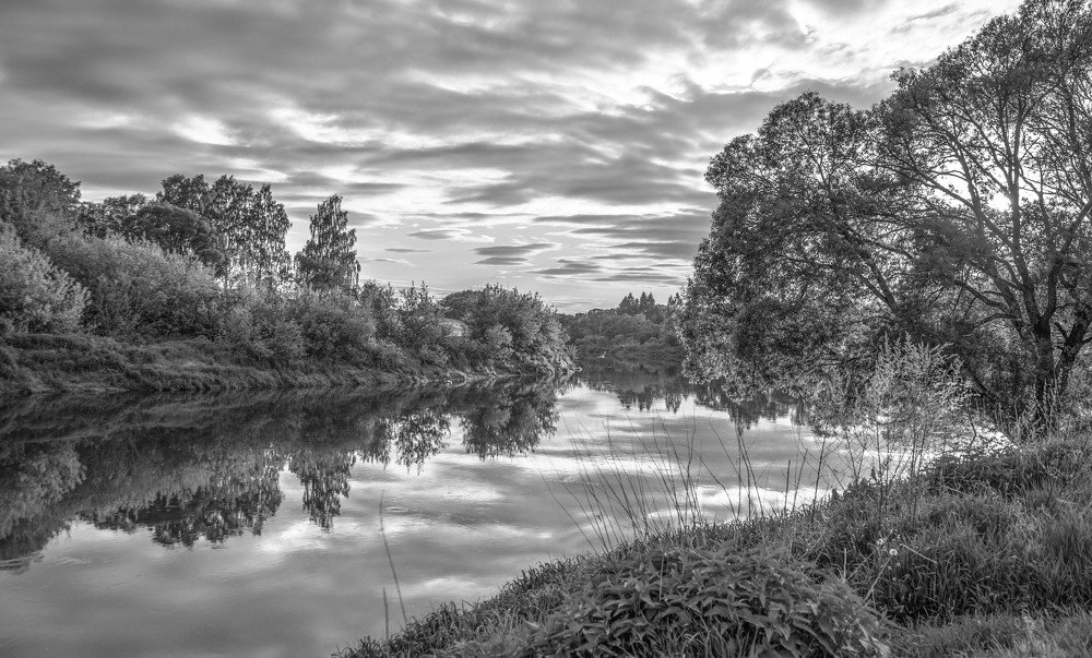 Закат на Днепре