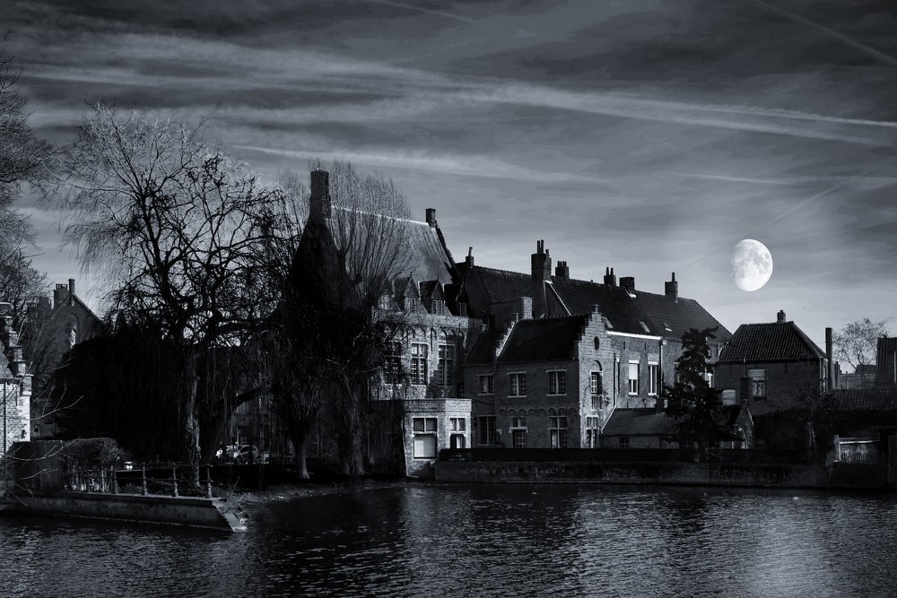 Bruges at night
