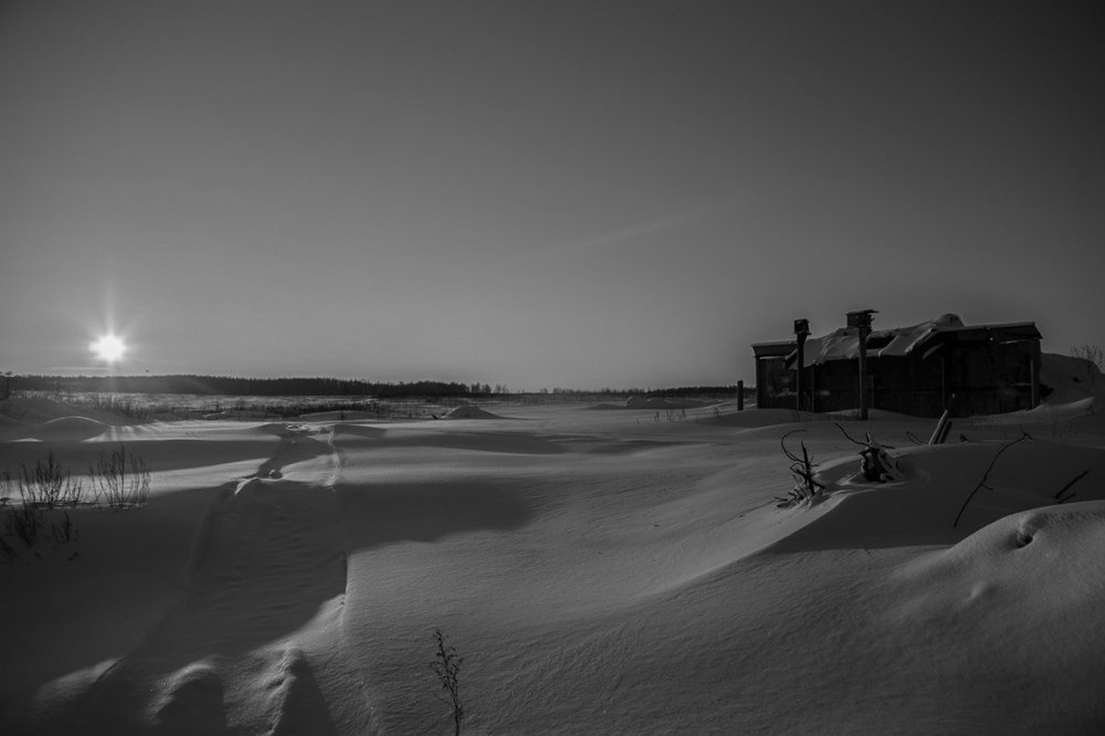 Снежные барханы