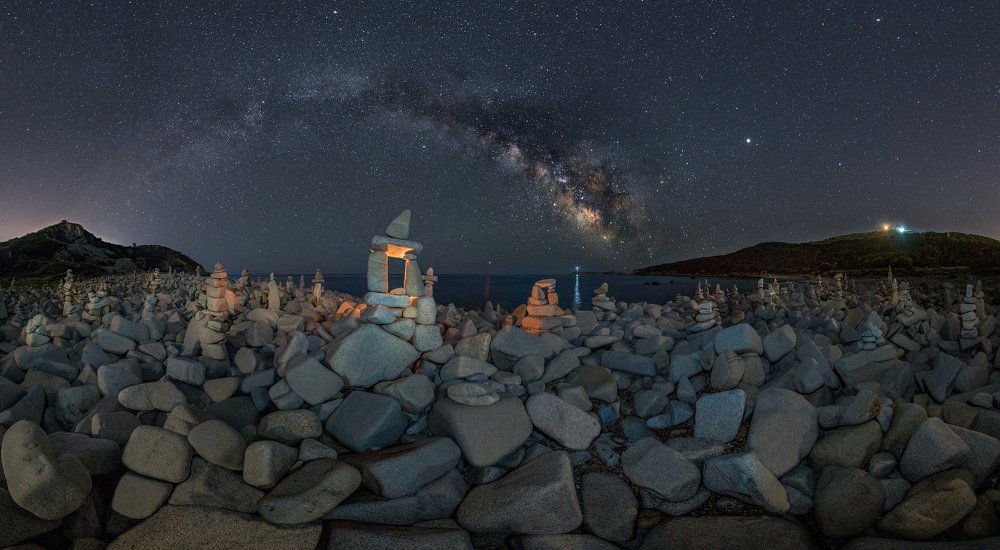 Spiaggia di Capo Carbonara Sardegna Italia