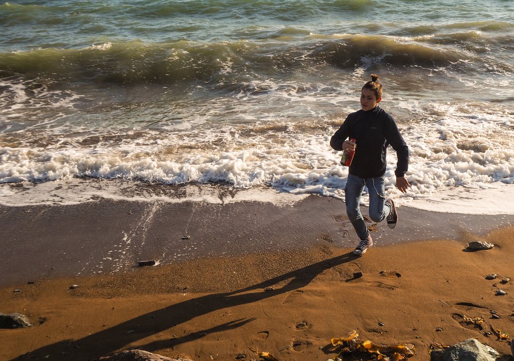 В догонялки с волной