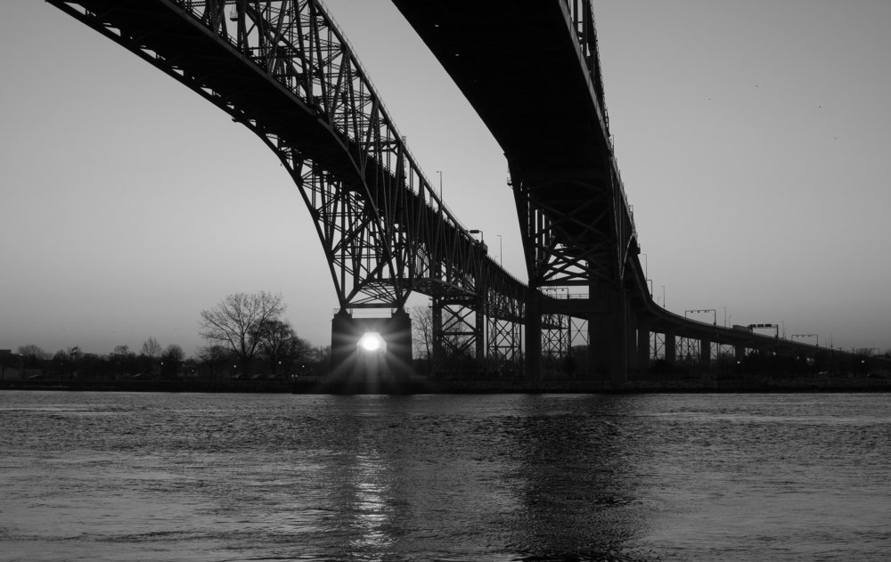 Blue Water Bridge sunrise