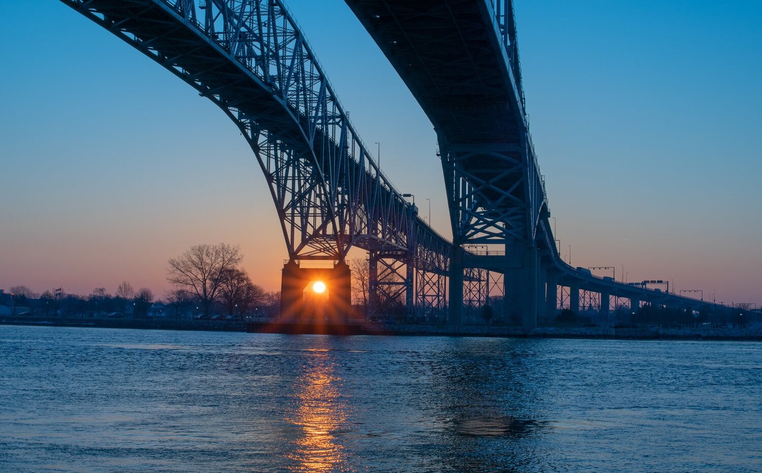 Blue Water Bridge sunrise