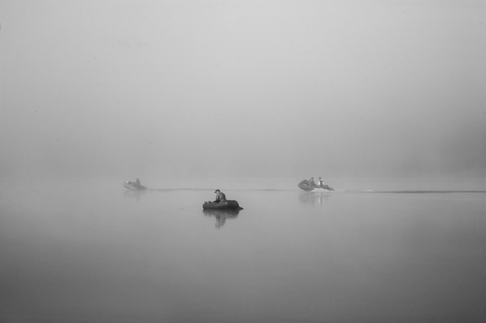 Лодки в тумане