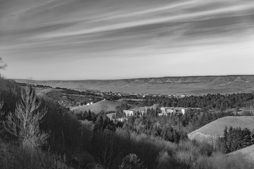 Вид на Кисловодский курортный парк.