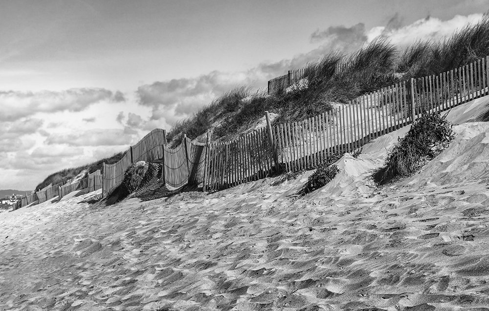 Ограждение на пляже