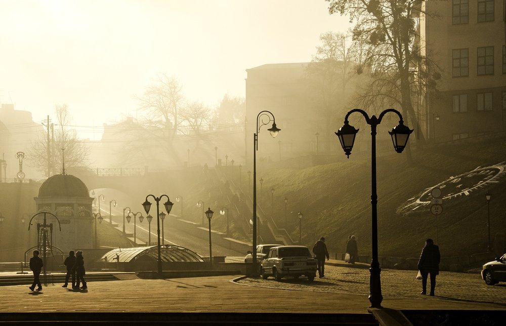 Солнечное утро.