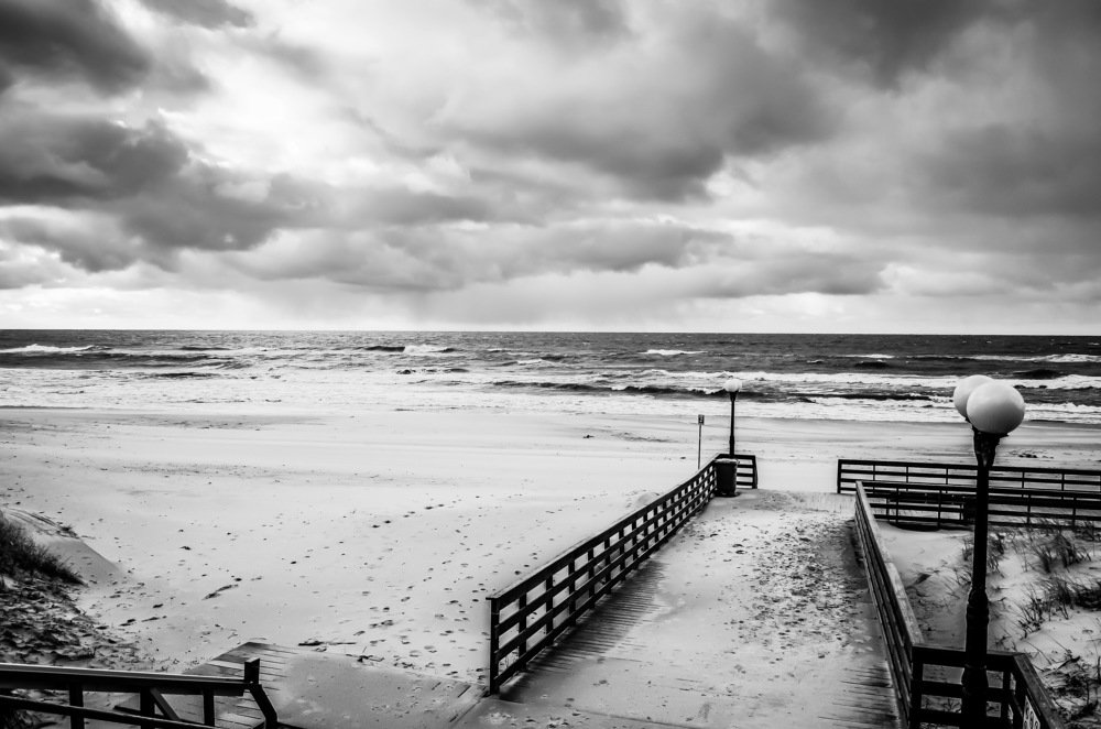 Зимний пляж