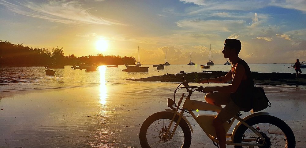 Riding into the sunset