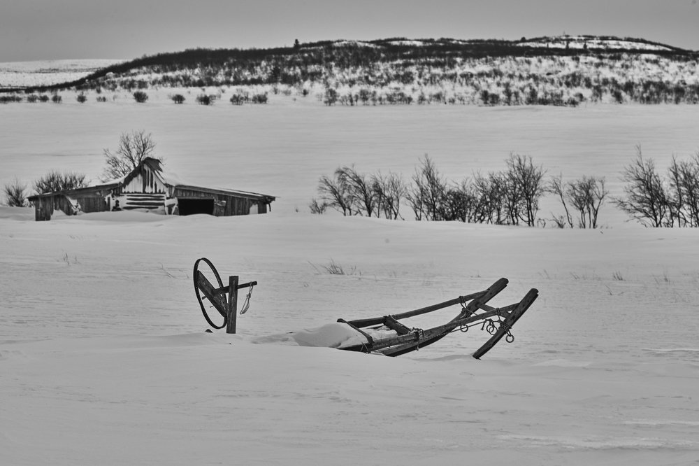 Стоянка оленеводов. Кольский полуостров.