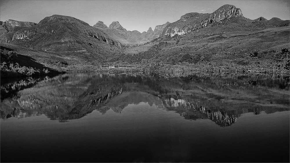 Early morning Cathedral Peak