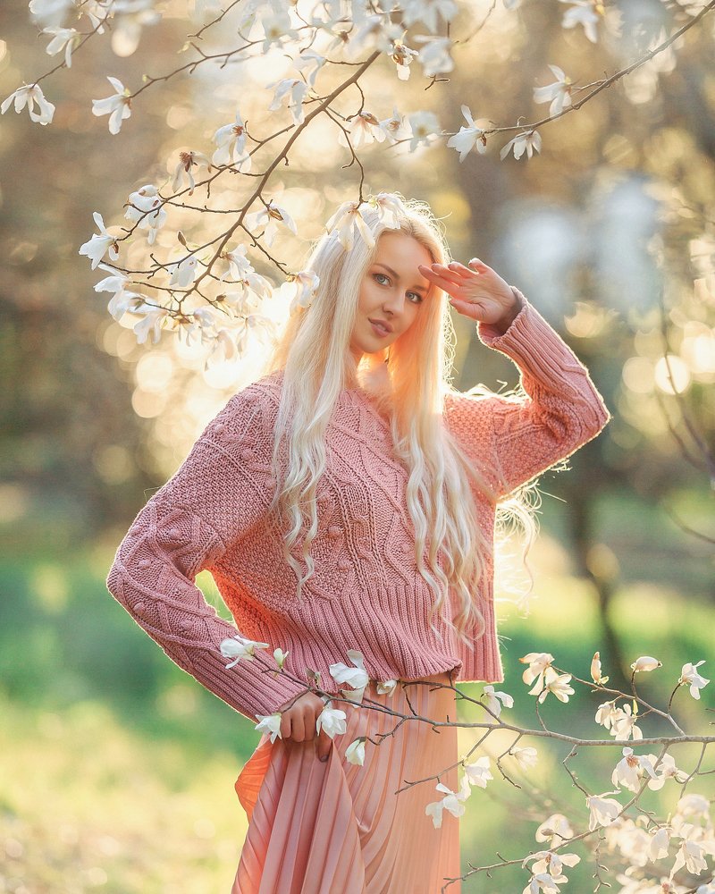 на закате солнца