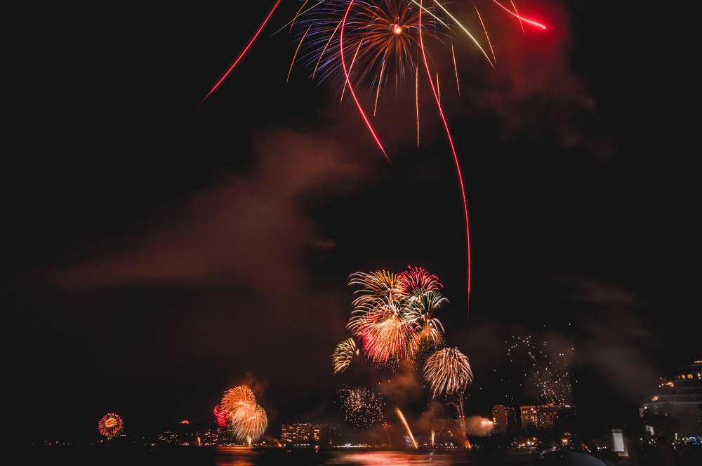 The lights of New Year