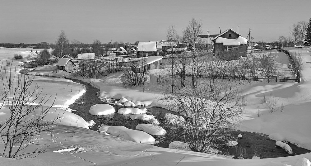 Зимний пейзаж.