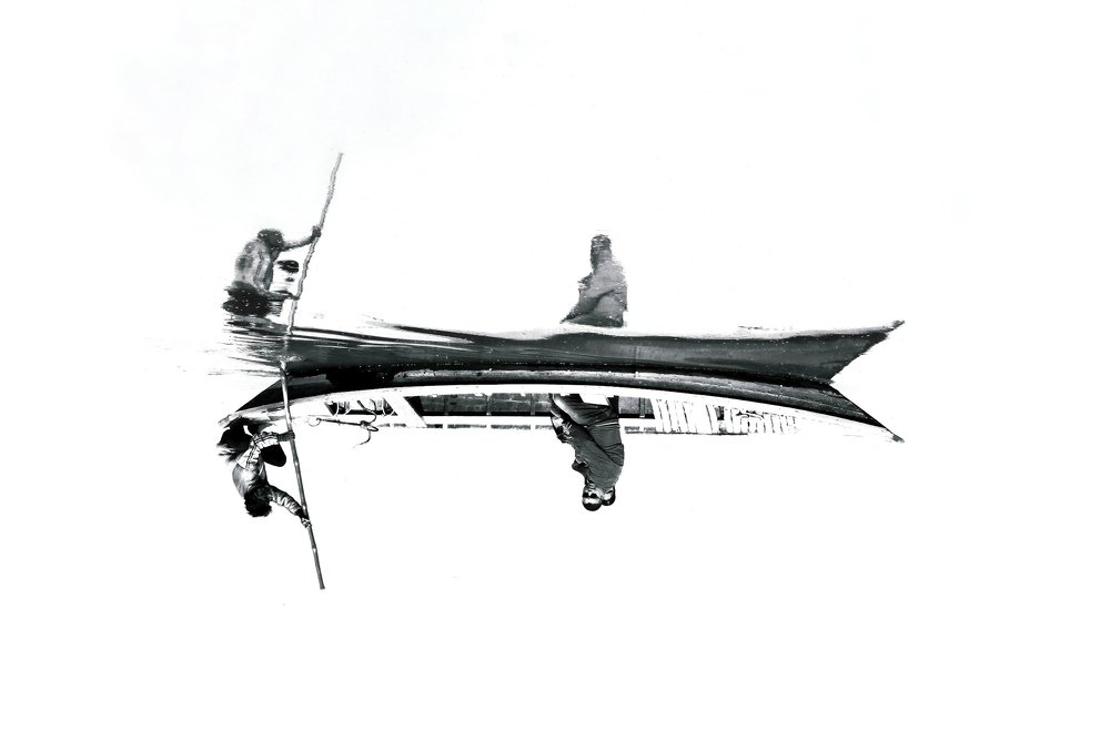 Black and white paintings