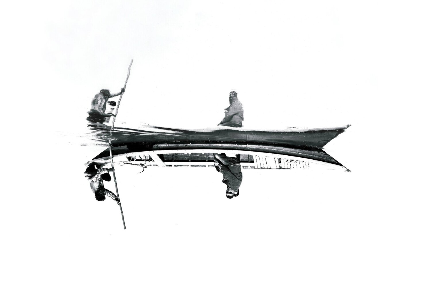 Black and white paintings