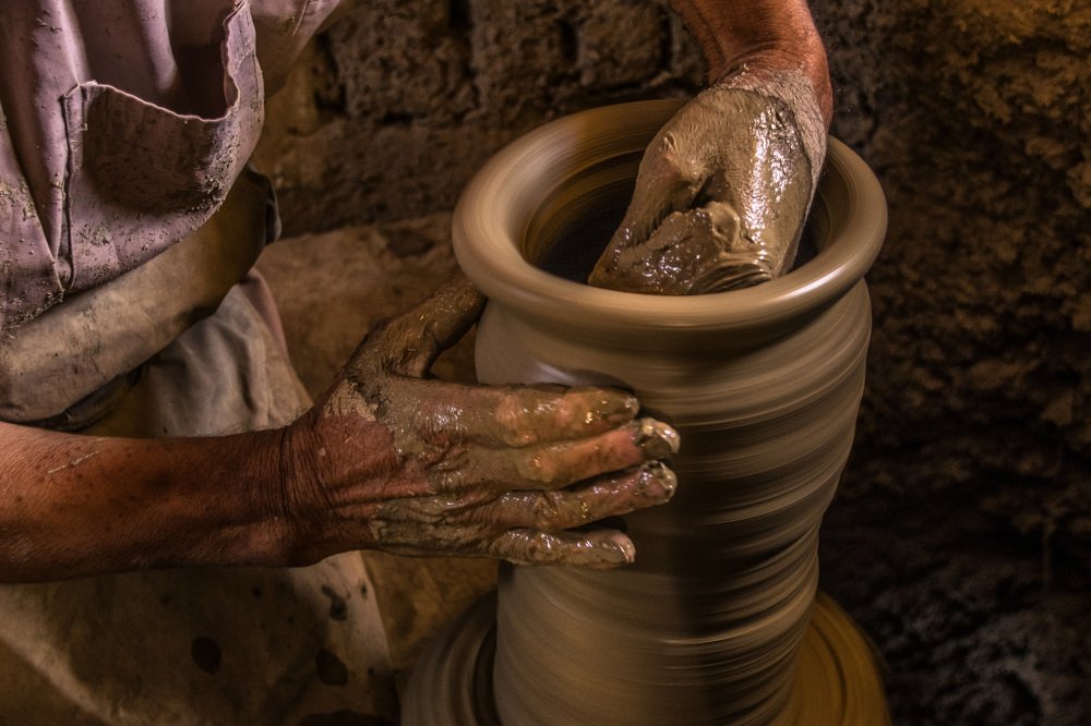 Pottery making