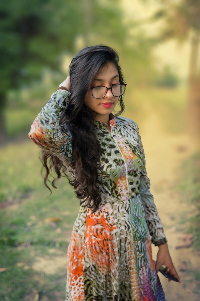 portrait of a beautiful girl