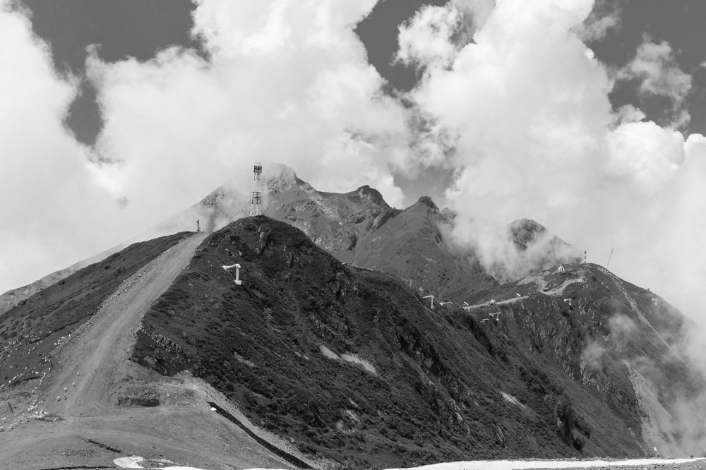 где то в горах, курорт Красная поляна