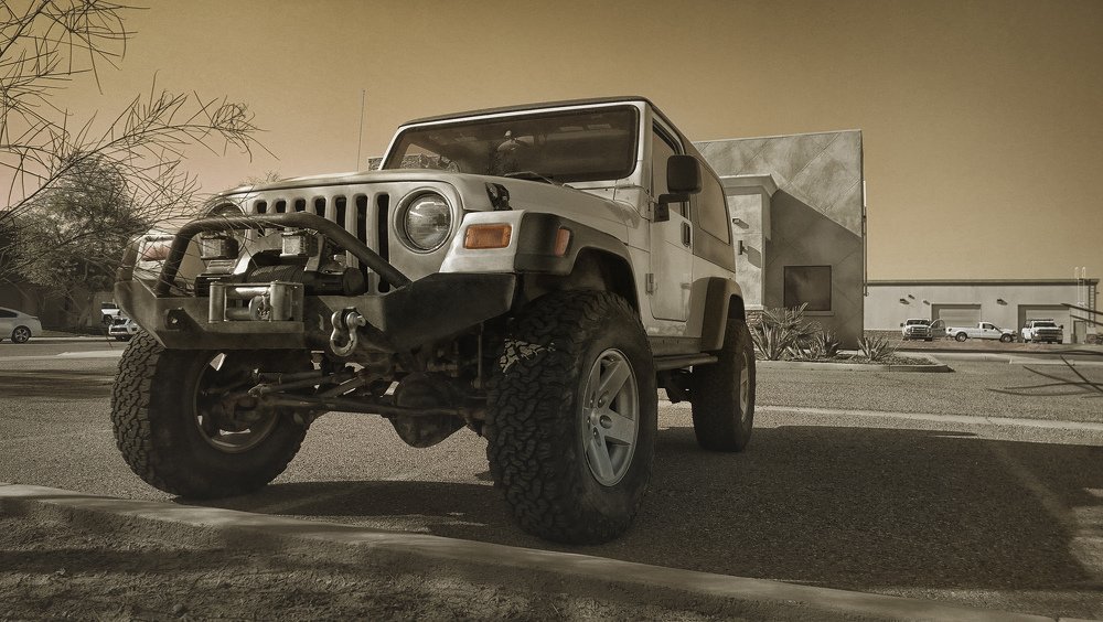Desert jeep