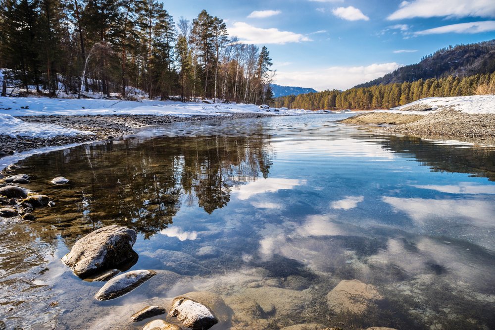 Аскат, голубые озера