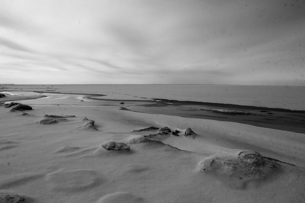 Замерзшее море.