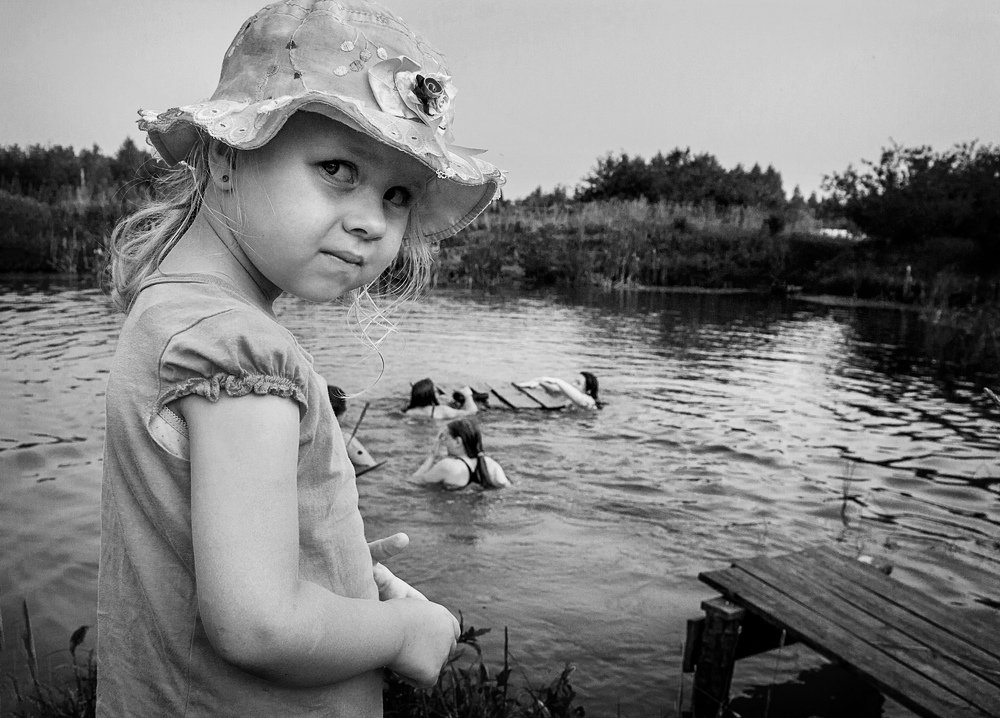 Кто-то в озере купался...