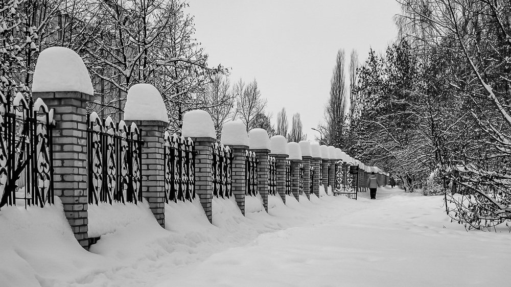 Снежный январь.