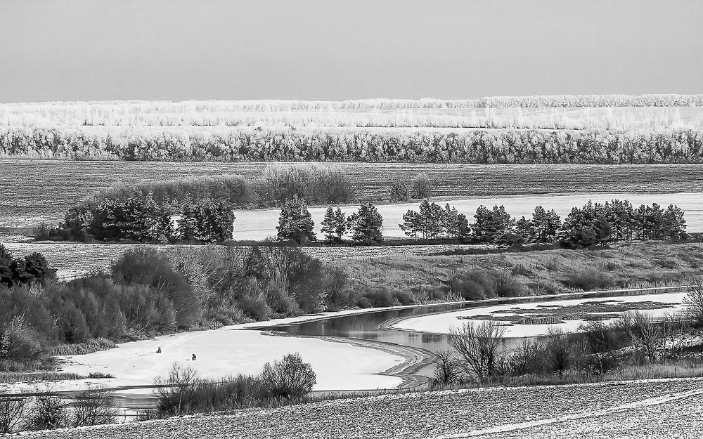 Декабрь на реке Быстрая Сосна.