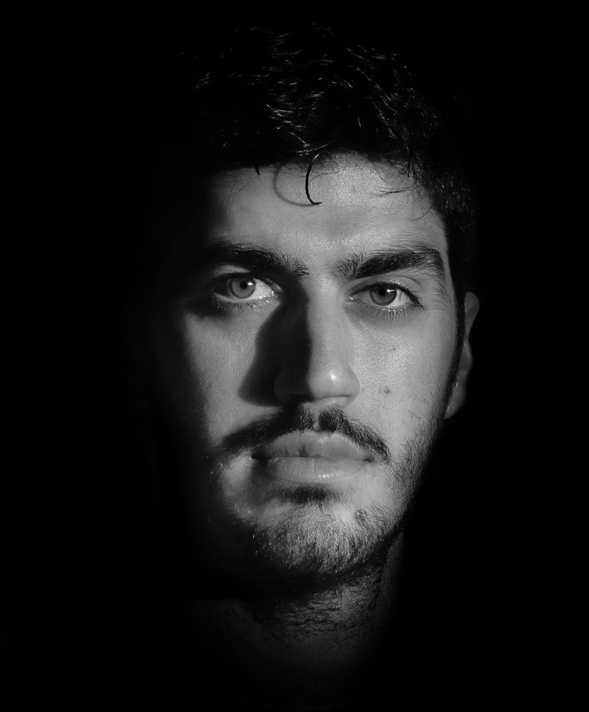 Young Men in sunrise