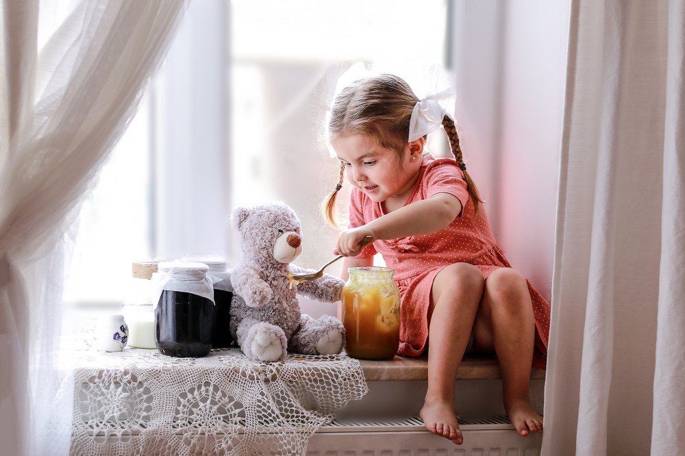 Мёд полезный, ароматный Мишкам нравится лохматым.