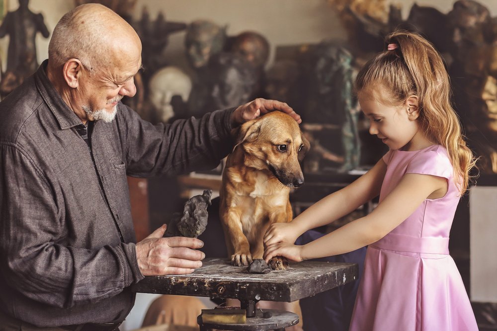 В мастерской