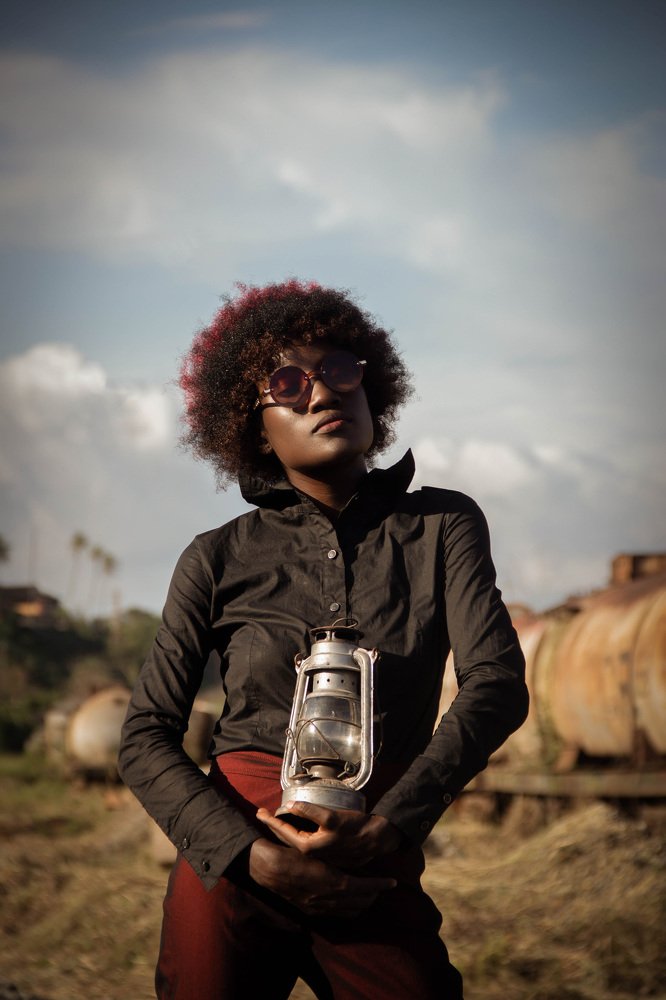 Portrait of blackgirl akila