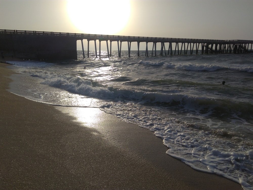 Beach on the Caspian sea