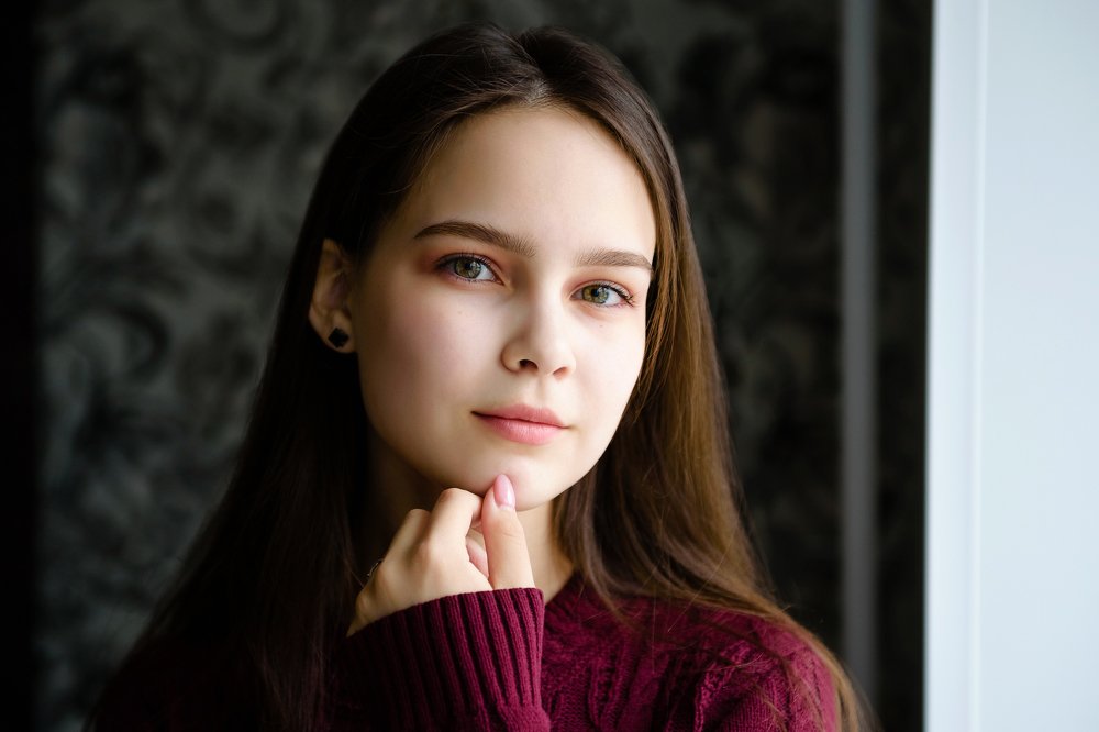 портрет девушки